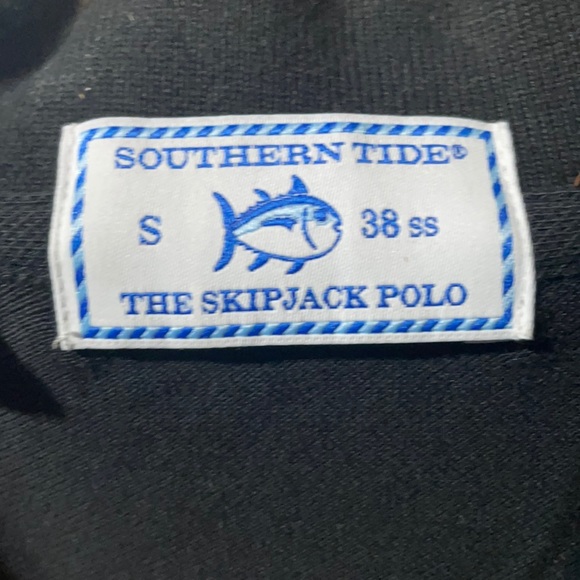 Men’s Southern Tide Black Polo Size Small - Picture 4 of 4